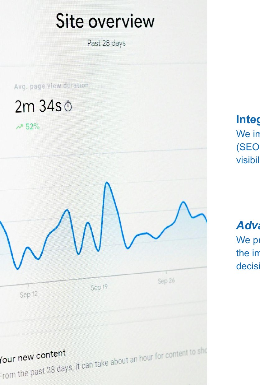 Dashboard de analíticas de un sitio web de evento KingConf
