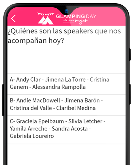 Muestra comercial, sponsors y plano interactivo en la app