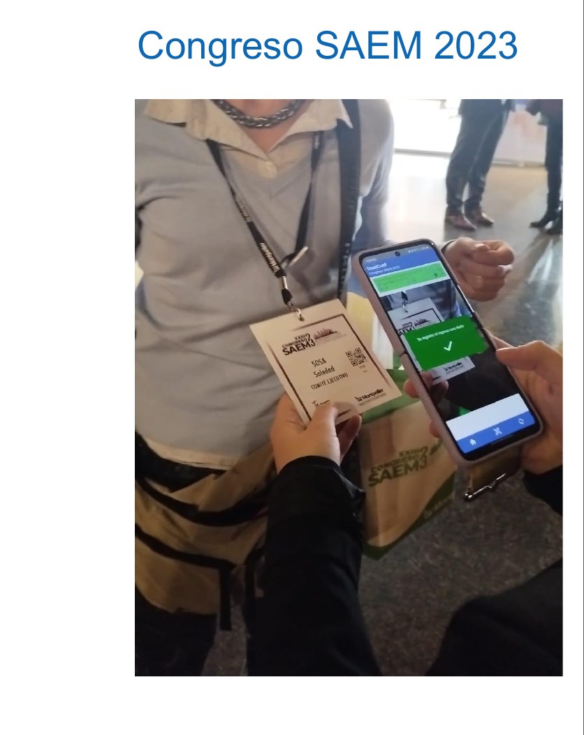 Room access control at SAEM Congress 2023 with the ScanConf app